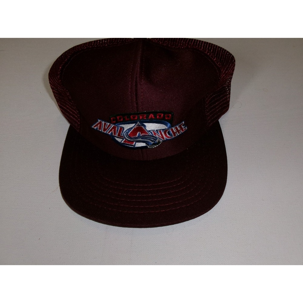 COLORADO AVALANCHE UNIVERSAL 90S SNAPBACK 00S HAT CAP VINTAGE DEADSTOCK H3